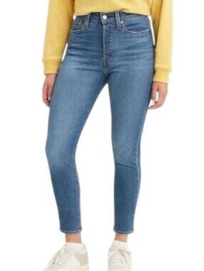 Levis Wedgie Fit Skinny Jeans Women 27 Blue